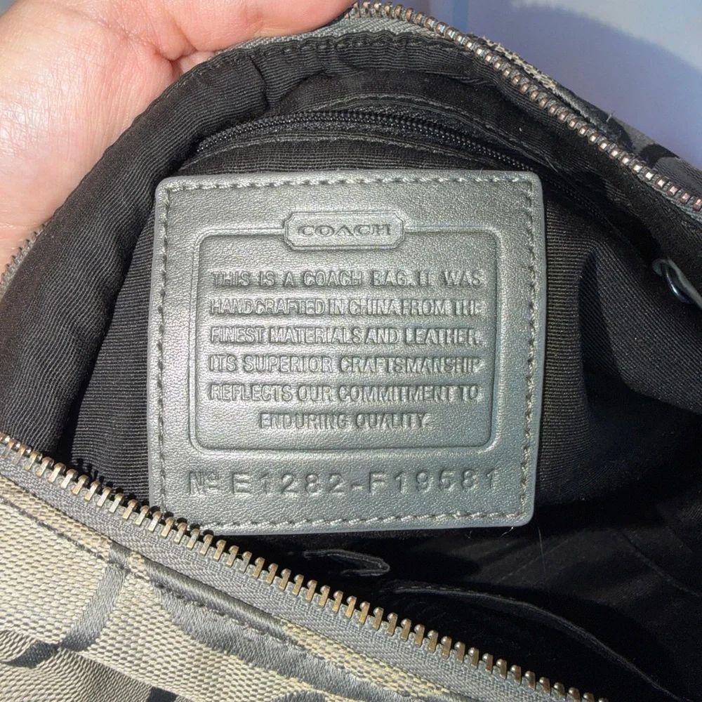 Coach Gray Cross Body Shoulder Bag - Picture 2 of 7